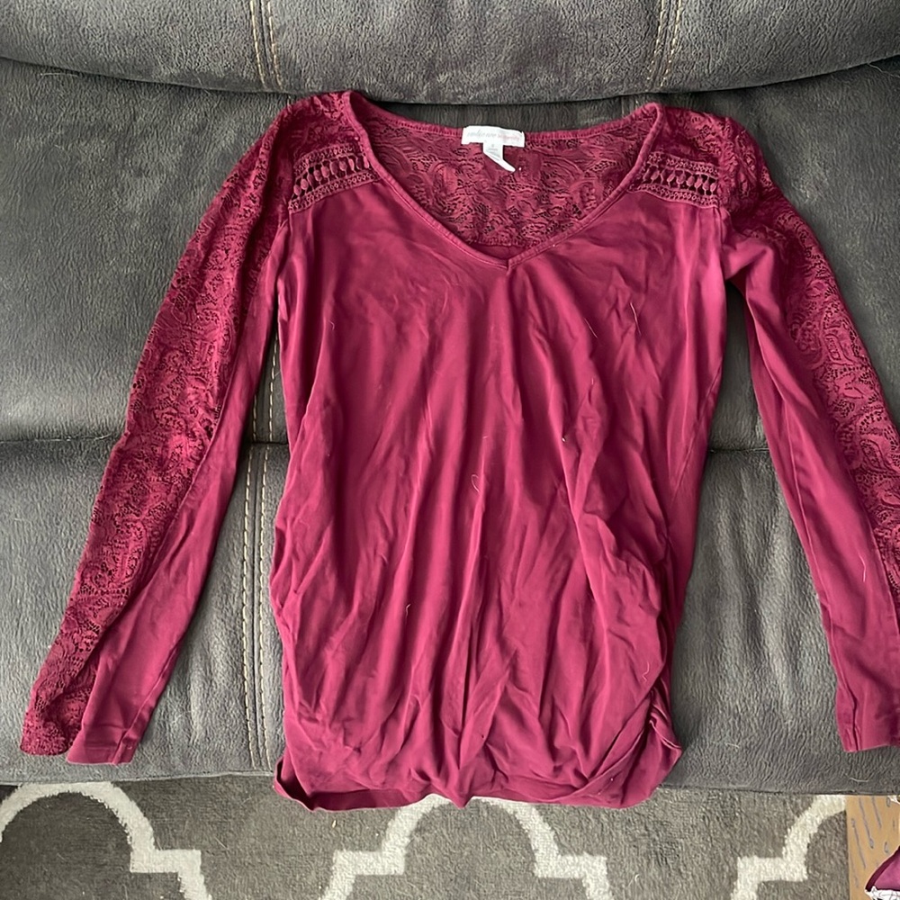 Maternity long sleeve top